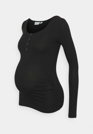Рубашка с длинным рукавом, черный Pieces Maternity