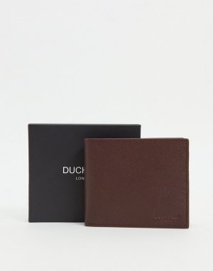 Кожаный бумажник Duchamp-Коричневый цвет DUCHAMP