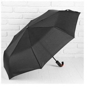 Зонт черный Lucky. Цвет: черный