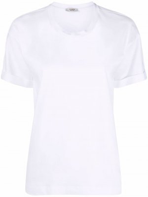 Декорированная футболка Peserico. Цвет: белый