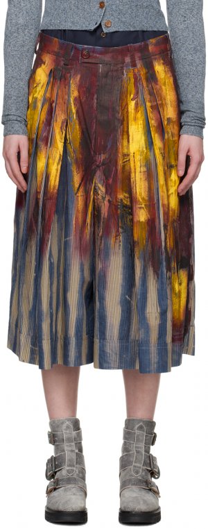 Разноцветные шорты-кюлоты Vivienne Westwood