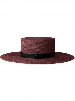 Шляпа-канотье Lana Maison Michel. Цвет: красный