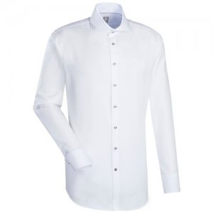 Рубашка , размер 46, белый JACQUES BRITT. Цвет: синий