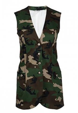 Жилет GCDS. Цвет: зеленый