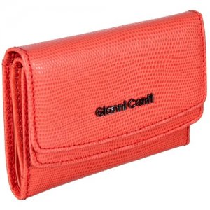 Женское кожаное портмоне 2788819 coral Gianni Conti. Цвет: красный