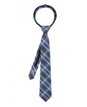Предварительно завязанный галстук на молнии в клетку для мальчиков , мультиколор Tommy Hilfiger