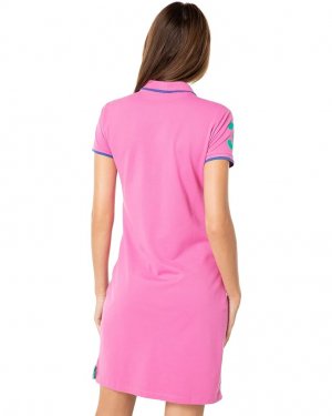 Платье U.S. POLO ASSN. Triple Crown Dress, цвет Pink Pizazz