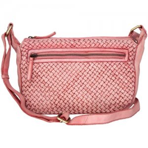 Сумка торба , фактура плетеная, розовый Sergio Belotti. Цвет: розовый