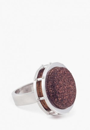 Кольцо Amarin Jewelry CORK silver Бочка. Цвет: разноцветный