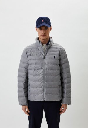 Куртка утепленная Polo Ralph Lauren. Цвет: серый