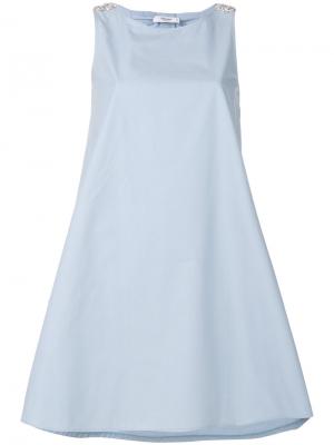 Платье-сарафан Blugirl. Цвет: синий