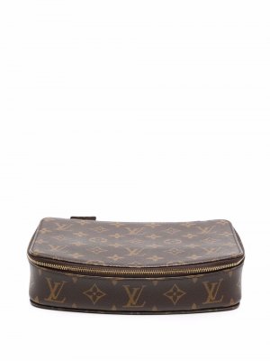 Шкатулка для украшений pre-owned с монограммой Louis Vuitton. Цвет: коричневый