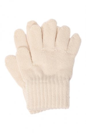 Шерстяные перчатки Catya. Цвет: кремовый