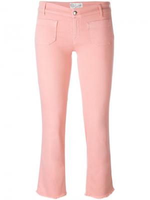 Укороченные джинсы The Seafarer. Цвет: розовый и фиолетовый