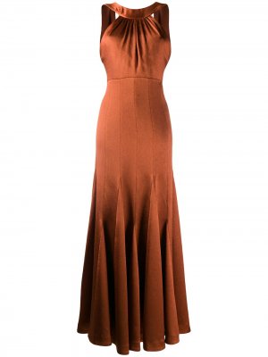 Платье Runaway Three Floor. Цвет: коричневый