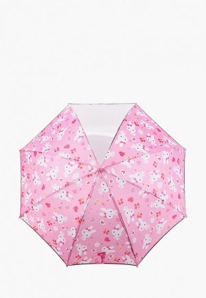 Зонт-трость PlayToday. Цвет: розовый