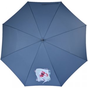 Зонт-трость, голубой, синий Airton. Цвет: голубой/синий