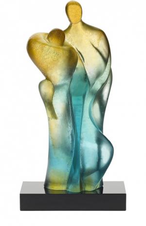 Скульптура Coup de Foudre Daum. Цвет: разноцветный