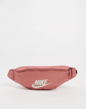 Бледно-красная сумка-кошелек на пояс Heritage-Красный Nike