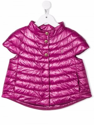 Short-sleeve puffer jacket Herno Kids. Цвет: розовый