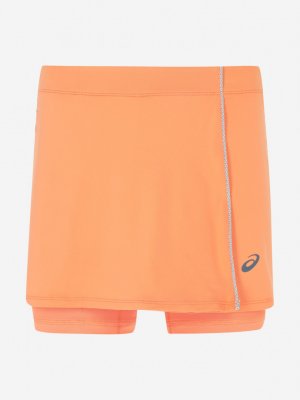 Юбка-шорты женская , Оранжевый ASICS. Цвет: оранжевый
