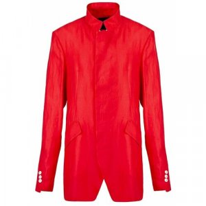 Пиджак , средней длины, размер s, красный Lost & Found. Цвет: красный
