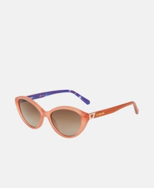 Солнцезащитные очки Love Moschino, оранжевый MOSCHINO