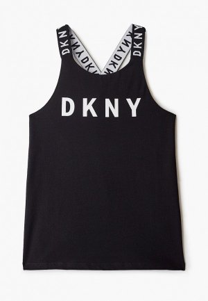 Майка DKNY. Цвет: черный