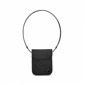 Потайной кошелек на шею Pacsafe Coversafe X75 (черный). Цвет: черный