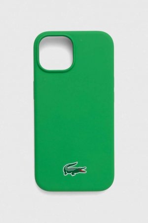 Чехол для телефона iPhone 15 6.1 , зеленый Lacoste
