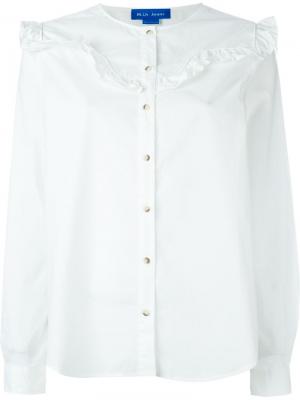 Рубашка Niki Mih Jeans. Цвет: белый