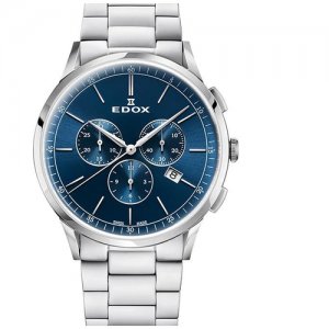 Наручные часы Les Vauberts 10236 3M BUIN Edox. Цвет: синий