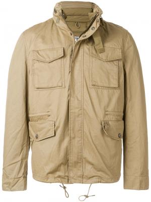 Классическая куртка карго Edwin. Цвет: зелёный