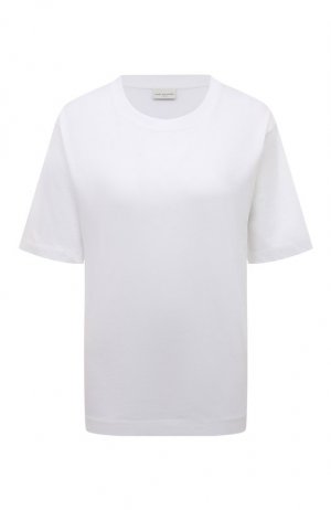 Хлопковая футболка Dries Van Noten. Цвет: белый