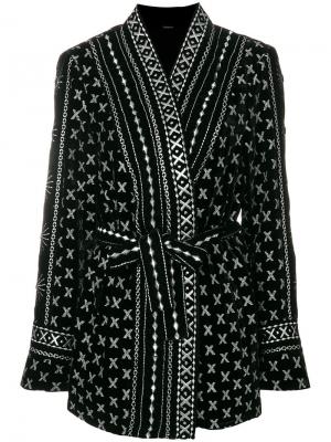 Пиджак-кимоно с поясом Dodo Bar Or. Цвет: чёрный