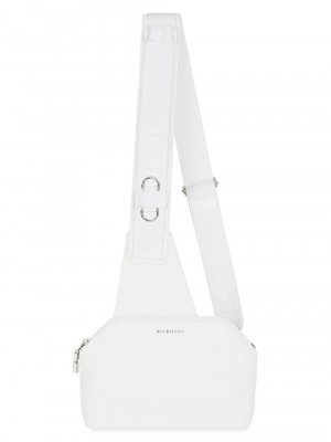Маленькая сумка через плечо Antigona из нейлона, белый Givenchy