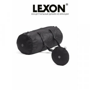 Сумка спортивная Lexon PACKABLE DUFFLE LN2310NN, 15 л, 20х20х50 см, черный. Цвет: черный