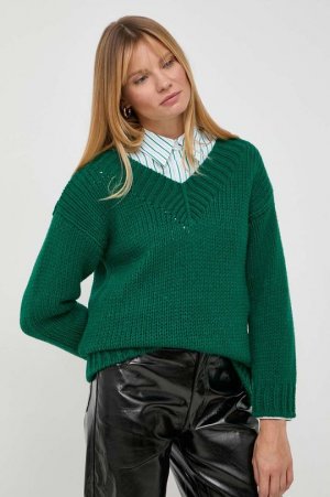 Шерстяной свитер , зеленый Luisa Spagnoli