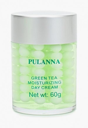 Крем для лица Pulanna Moisturizing Day Cream, 60 г. Цвет: зеленый