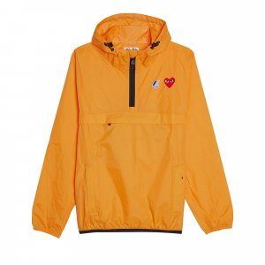 Куртка на молнии PLAY x K Way, цвет Оранжевый Comme des Garçons