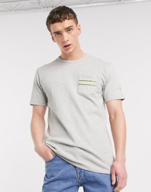 Серая футболка с карманом -Серый Carrots