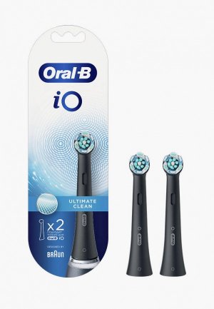 Комплект насадок для зубной щетки Oral B Ultimate Clean Black 2 шт.. Цвет: черный