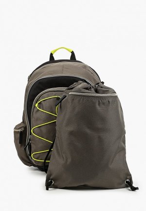 Рюкзак и мешок Ecco BACK TO SCHOOL. Цвет: хаки