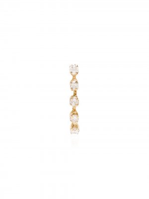 Золотая серьга-гвоздик с бриллиантами Loren Stewart. Цвет: желтый