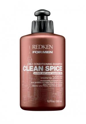 Шампунь Clean Spice Redken. Цвет: бордовый
