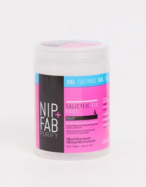 Ватные диски с салициловой кислотой NIP+FAB XXL-Бесцветный