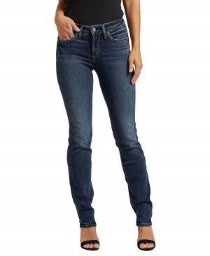 Прямые джинсы Suki Curvy со средней посадкой Silver Jeans Co.