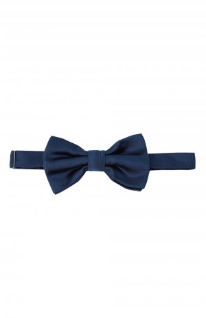 Шелковый галстук-бабочка Zilli. Цвет: синий