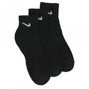 Комплект из 3 мужских носков на каждый день больших размеров с подушкой до щиколотки , черный Nike