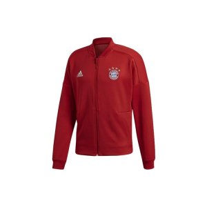 Bayern Munich Letter Logo Print Badge Embroidered Zip Jacket Men Outerwear CY6107 Adidas